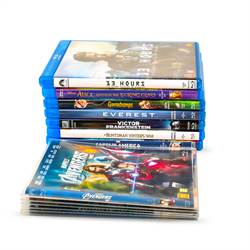 Kaksinkertaiset Blu-Ray-hihat huovalla - 50 kpl.