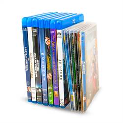 Kaksinkertaiset Blu-Ray-hihat huovalla - 50 kpl.