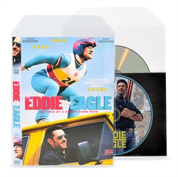 Yksi/kaksois-DVD-tasku huovalla, paikka kannelle - 50 kpl.